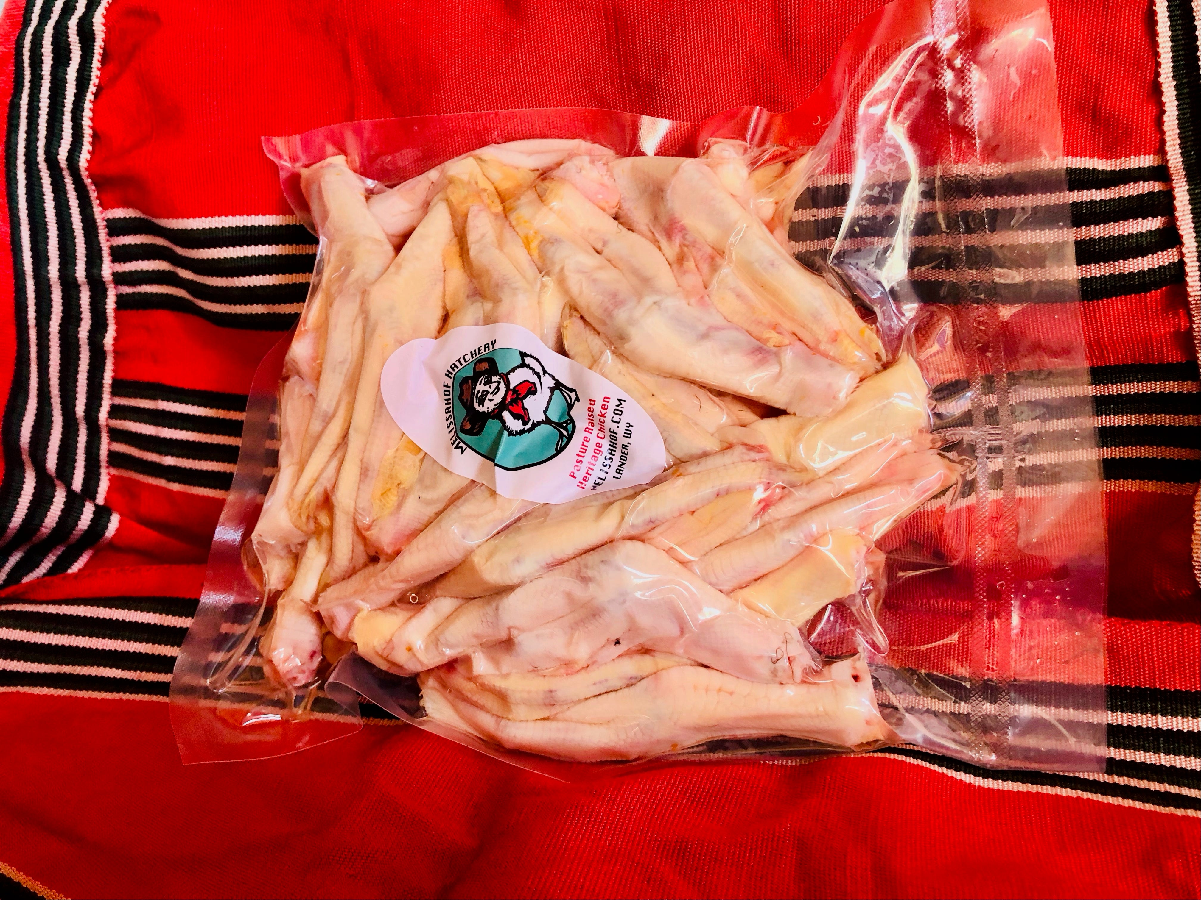 Pasture-raised Duck Feet